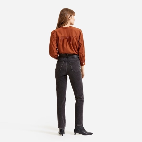 Everlane High Waist Straight Jeans Black - Picture 2 of 15